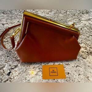 Fendi Caramel Leather Women's Bag